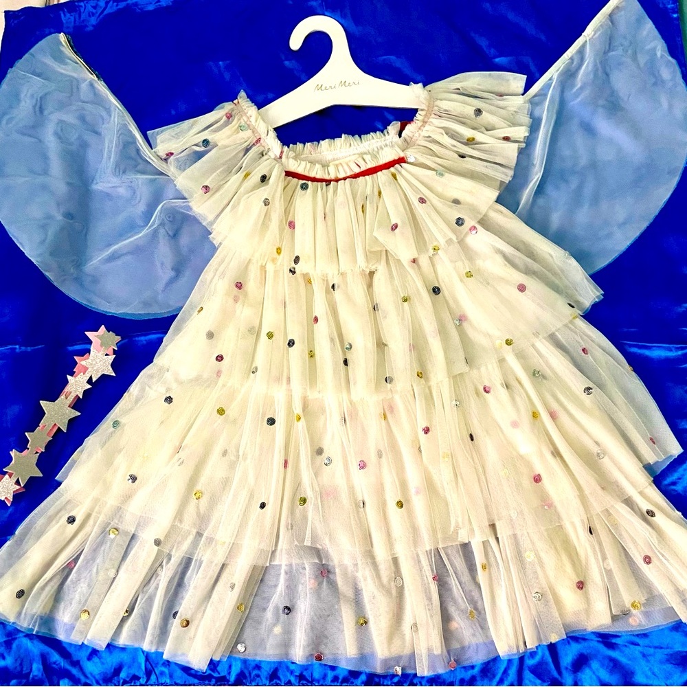 Meri Meri Sequin Tulle Angel Costume